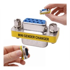 DB9 serial adapter - male - male - adapter