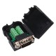 Serial adapter DB9 - male - male - adapter