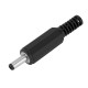 Jack DC plug 5.5mm/2.5mm - female for soldered wire - for chargers