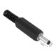 Jack DC plug 5.5mm/2.5mm - female for soldered wire - for chargers