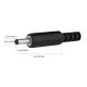 Jack DC plug 5.5mm/2.5mm - female for soldered wire - for chargers