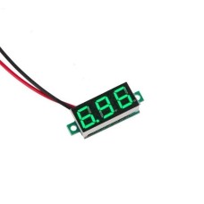 DC voltmetras 3-30V - 0.36' - žalias LED - be korpuso