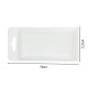 Storage box with handle 18.5x13x9.7cm - transparent - plastic - organizer