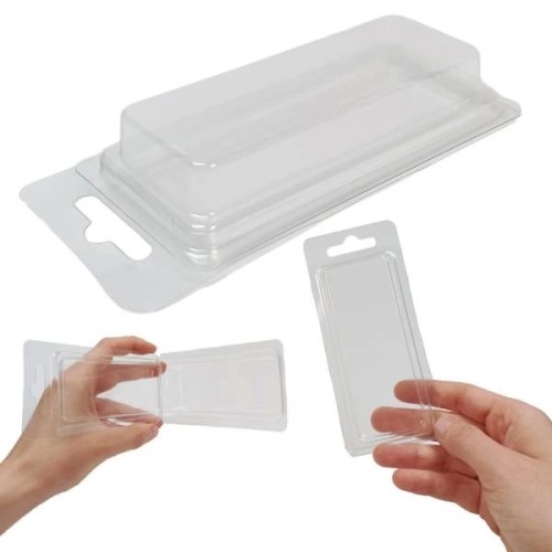 Storage box with handle 18.5x13x9.7cm - transparent - plastic - organizer Storage box with handle 18.5x13x9.7cm - transparent - plastic - organizer