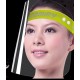 WHOLESALE 10 pcs - Protective face visor - ash - anti-splash cover - insulating mask