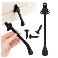 Door stop 19 cm – kick-down – black – universal support