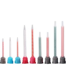 Two-component glue nozzle - 1:1 - 120mm - square - mixer