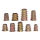 Dvigubo sriegio medinė įvorė M8x20mm - 10 vnt, - Baldų įdėklas - Varžtas - Veržlė