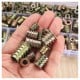 Dvigubo sriegio medinė įvorė M8x20mm - 10 vnt, - Baldų įdėklas - Varžtas - Veržlė