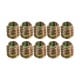Double-threaded Wood Insert M8x18mm - 10 pcs - Furniture Insert - Screw - Nut