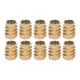 Double-threaded Wood Insert M8x18mm - 10 pcs - Furniture Insert - Screw - Nut