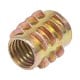 Double-threaded Wood Insert M8x18mm - 10 pcs - Furniture Insert - Screw - Nut
