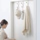 Double door hanger - white - hook hung on the door -
