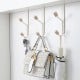 Double door hanger - white - hook hung on the door -