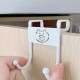 Double door hanger with a pattern - white - hook hanging on the door