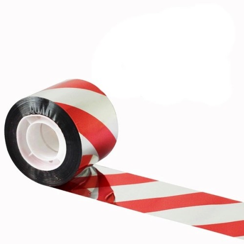 Double-sided reflective tape red and silver - 24mm - 50m - bird repeller Double-sided reflective tape red and silver - 24mm - 50m - bird repeller
