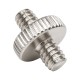 Double-Ended Photographic Screw 1/4 inch Male Thread Adapter Connector Double-Ended Photographic Screw 1/4 inch Male Thread Adapter Connector