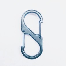 Double-sided snap hook S-Binner 40x18mm - 8-shaped handle - Survival