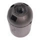 Bakelite E14 socket - black - Plastic socket