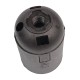 Bakelite E14 socket - black - Plastic socket