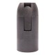 Bakelite E14 socket - black - Plastic socket