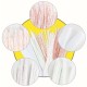 Electrical insulating jacket 4mm - fiberglass - Wire braid - 1 meter