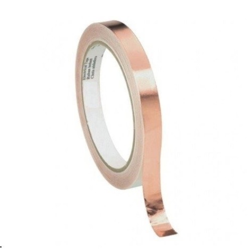 EMI self-adhesive copper tape 5mm x 1mb - for shielding electronic devices EMI self-adhesive copper tape 5mm x 1mb - for shielding electronic devices