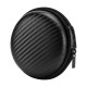Etui Na Słuchawki Pokrowiec Case 80x80x35mm Czarny Carbon Pudełko Z Siatką Etui Na Słuchawki Pokrowiec Case 80x80x35mm Czarny Carbon Pudełko Z Siatką