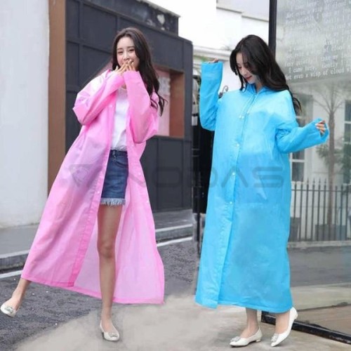 EVA M raincoat - blue - Thick cape with snaps EVA M raincoat - blue - Thick cape with snaps