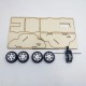 Plywood car - spring drive - DIY car - Wooden Educational Toy