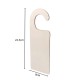 Plywood Label 57x32mm - Tag for carving and painting - Format