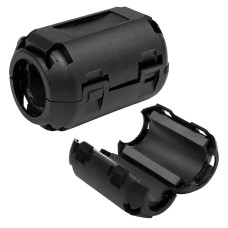 Ferrite filter for 13mm cable – Round snap-on magnetic filter