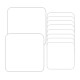 Fluorescent tape - 15mm x 3m - self-adhesive - warning