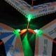 Fly Back rubber band plane - darts with backlight - educational model for children