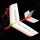 Fly Back rubber band plane - darts with backlight - educational model for children