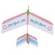 Fly Back rubber band plane - darts with backlight - educational model for children