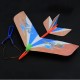 Fly Back rubber band plane - darts with backlight - educational model for children