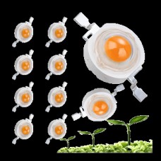 Power LED 3W - 40-50lm - Full Spectrum - 380-840nm - for growing plants and flowers