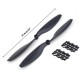 GEMFAN 10x4.5 CW/CCW sraigtai – juodi – sraigtų pora 1045