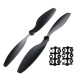 GEMFAN 10x4.5 CW/CCW sraigtai – juodi – sraigtų pora 1045
