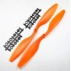 GEMFAN 10x4.5 CW/CCW propellers - orange - pair of propellers 1045