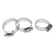 Set of Crimped Steel Clamps Worm Clamp Mix 6-29mm 40pcs