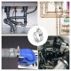 Set of Crimped Steel Clamps Worm Clamp Mix 6-29mm 40pcs