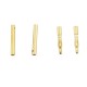 GOLD kištukai - 2mm - pora -