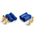 GOLD plugs - 3.5mm EC3 with cover - female and male - 2 pairs