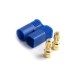 GOLD plugs - 3.5mm EC3 with cover - female and male - 2 pairs