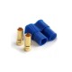 GOLD plugs - 3.5mm EC3 with cover - female and male - 2 pairs