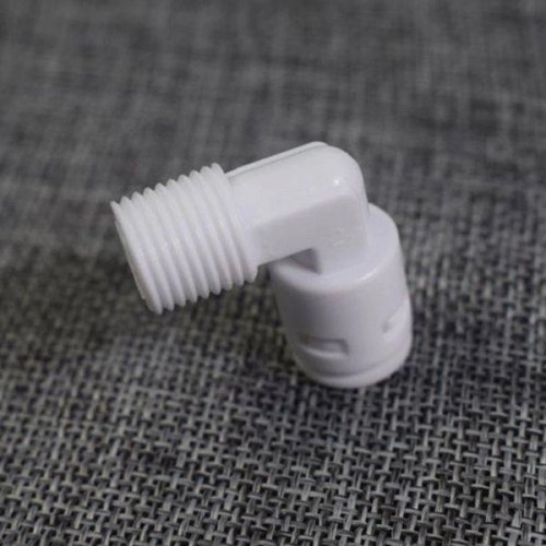 Quick connector for water - elbow - plug 1/4" 6.5mm - thread 13mm - osmosis Quick connector for water - elbow - plug 1/4" 6.5mm - thread 13mm - osmosis