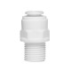 Water quick connector - straight - 1/4" 6.5mm plug, 12mm thread - hose connector - osmosis Water quick connector - straight - 1/4" 6.5mm plug, 12mm thread - hose connector - osmosis