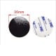 Guminis lipnus magnetas - 35 mm - juodas apvalus - 3M